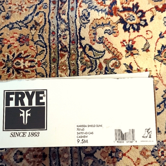 FRYE Mules SUEDE Peep toe SLINGBACK Sz 9.5 - Picture 7 of 8